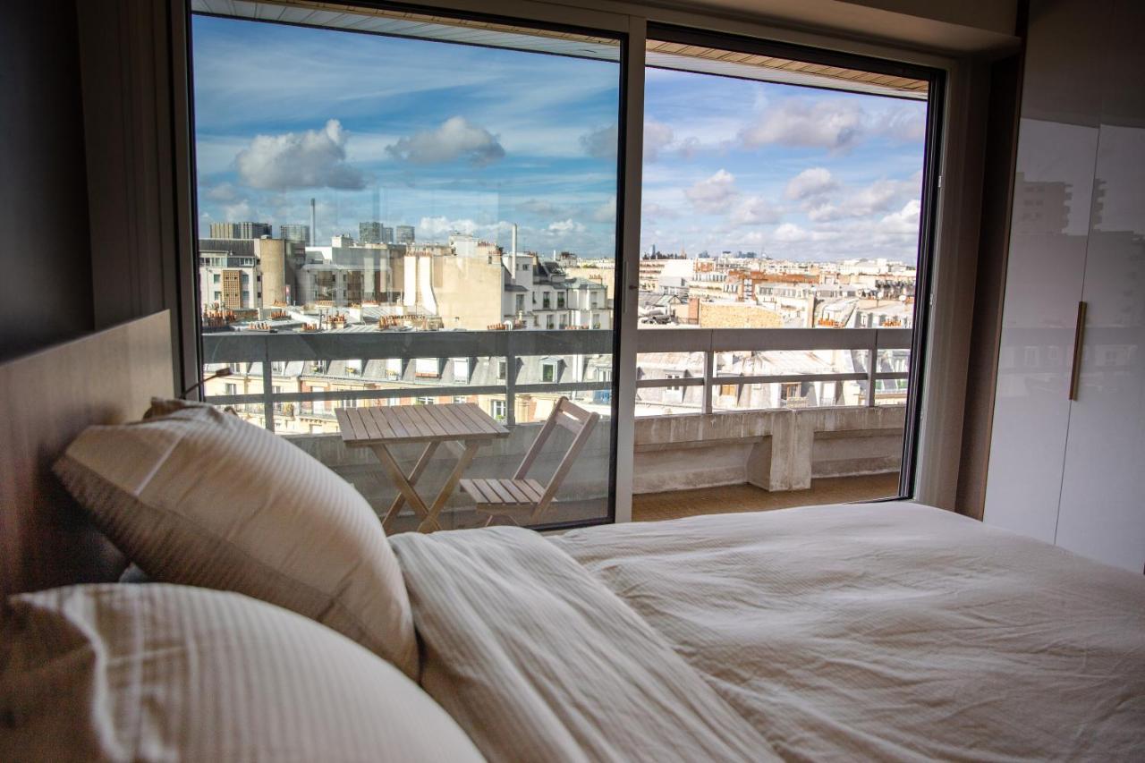 Appartement Vue Tour Eiffel Parijs Buitenkant foto